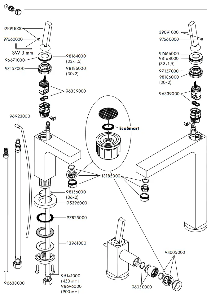 AXOR 39200000 Citterio Bidet Tap - Fig10