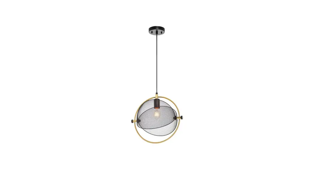 River Of Goods 21037 Gilbert 14.625 In. Black Metal Pendant Light Instruction Manual