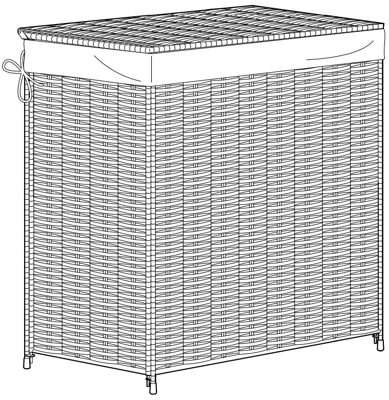 IKEA AA-2329463-1 NATTGIBBA Laundry Basket