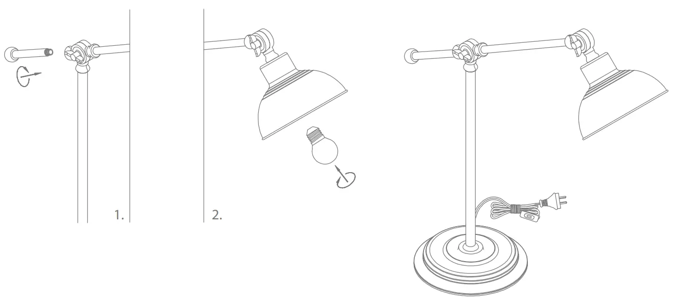 DOMUS 22525 TINLEY Desk Lamp