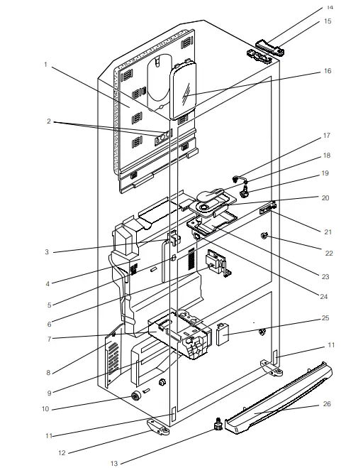 MITSUBISHI-MR-CU375P-A-Bottom-Bottle-Guard-Fridge-FIG-4