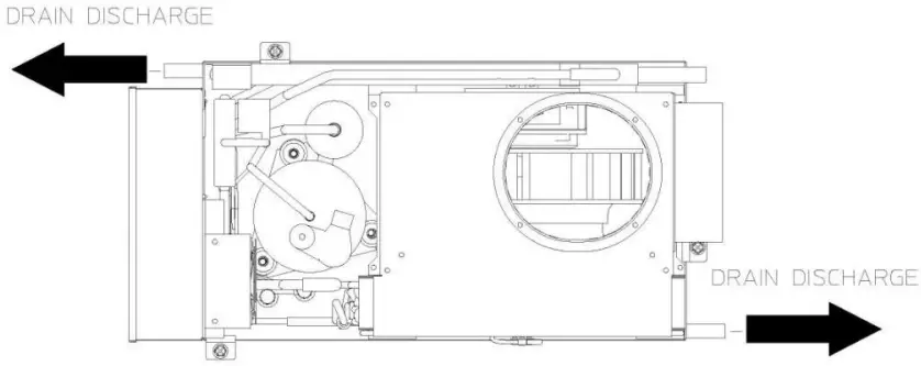 VELAIR Compact i21 Inverter Air Conditioning System - DRAIN DISCHARGE