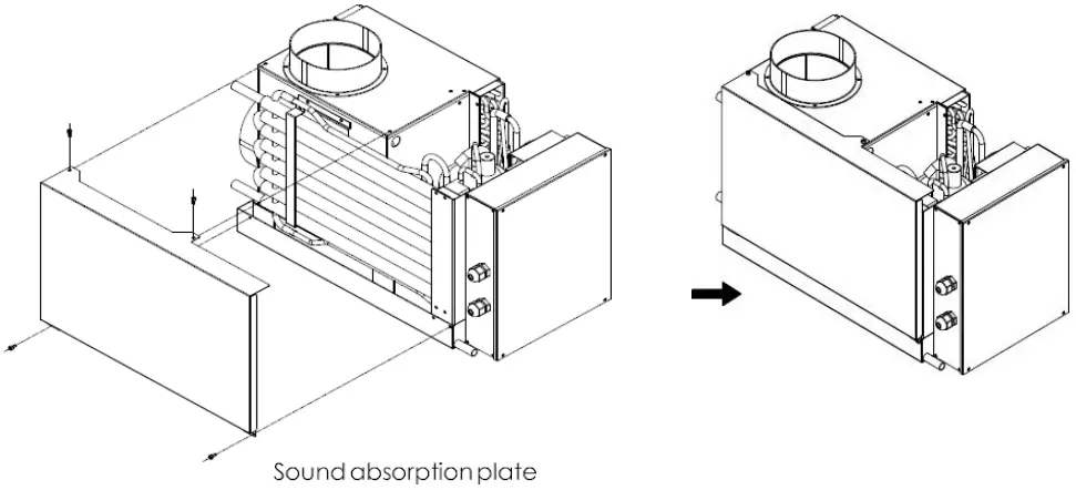 VELAIR Compact i21 Inverter Air Conditioning System - Sound absorption Plate