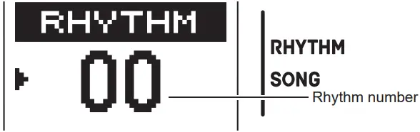 CASIO SA 80 Mini Portable Keyboard - Rhythm number