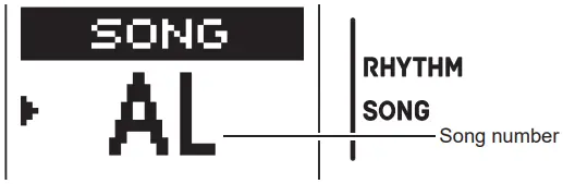 CASIO SA 80 Mini Portable Keyboard - Song number