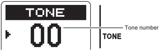 CASIO SA 80 Mini Portable Keyboard - Tone number