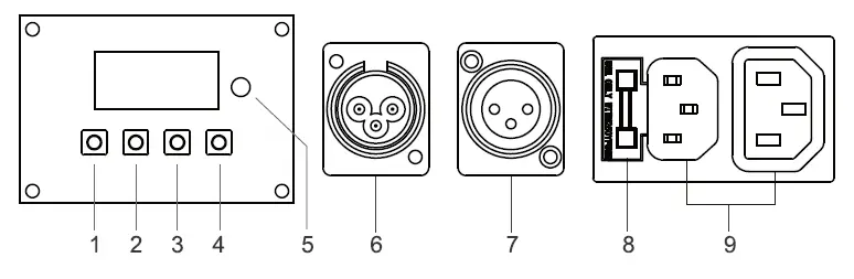 U-KING-ZQ01424-14pcs-RGBW-4-In-1-Par-Light-fig-1