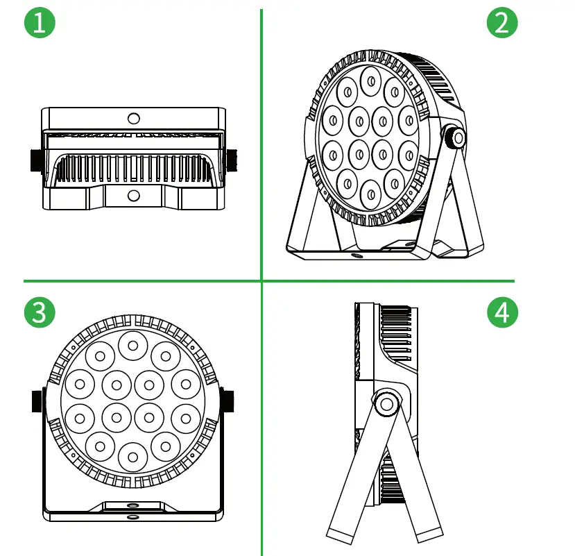 U-KING-ZQ01424-14pcs-RGBW-4-In-1-Par-Light-fig-2