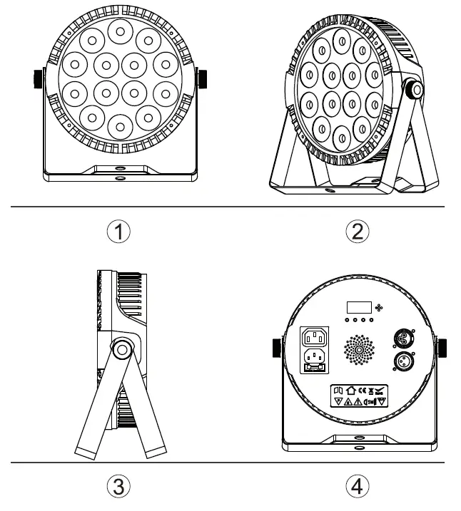 U-KING-ZQ01424-14pcs-RGBW-4-In-1-Par-Light-fig-6