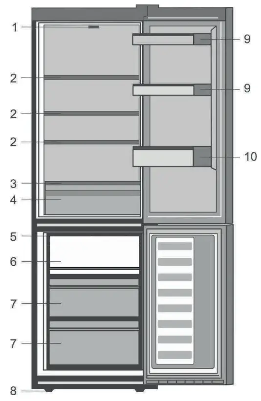 beko KG105 Refrigerator Freezer - Your refrigerator