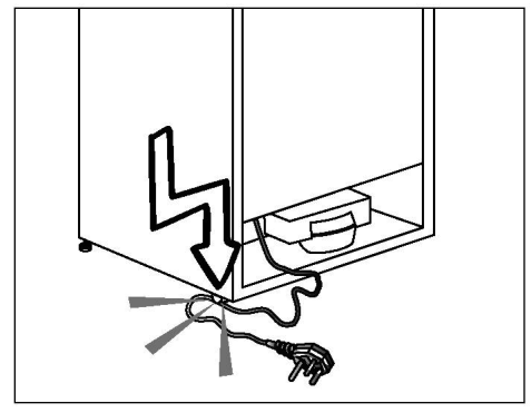 beko KG105 Refrigerator Freezer - plugging the product