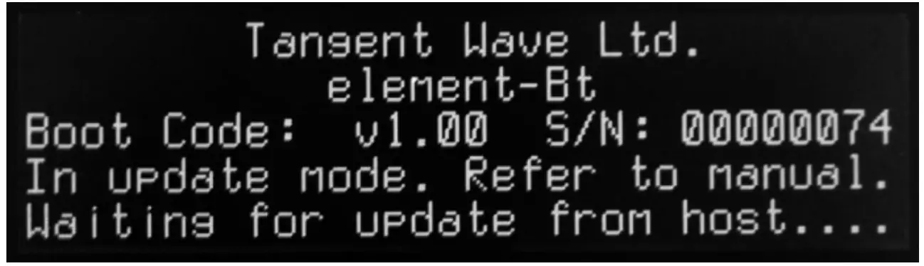 I don’t get the splash screen when I plug the panel in