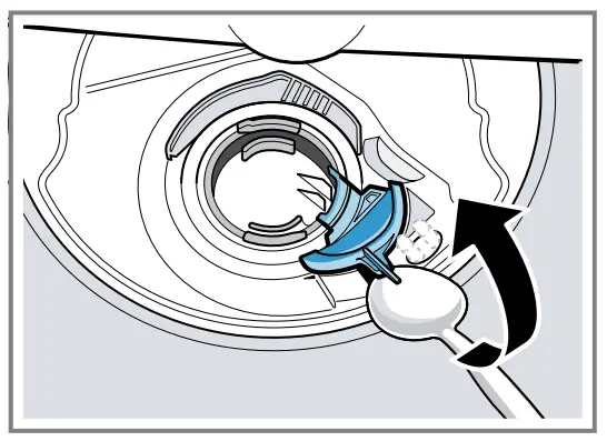 BOSCH SMS6ZDI08E Dishwasher - Clean wastewater pump 1