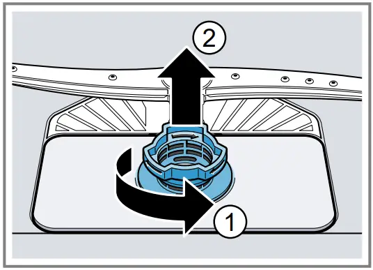 BOSCH SMS6ZDI08E Dishwasher - Cleaning filters 1