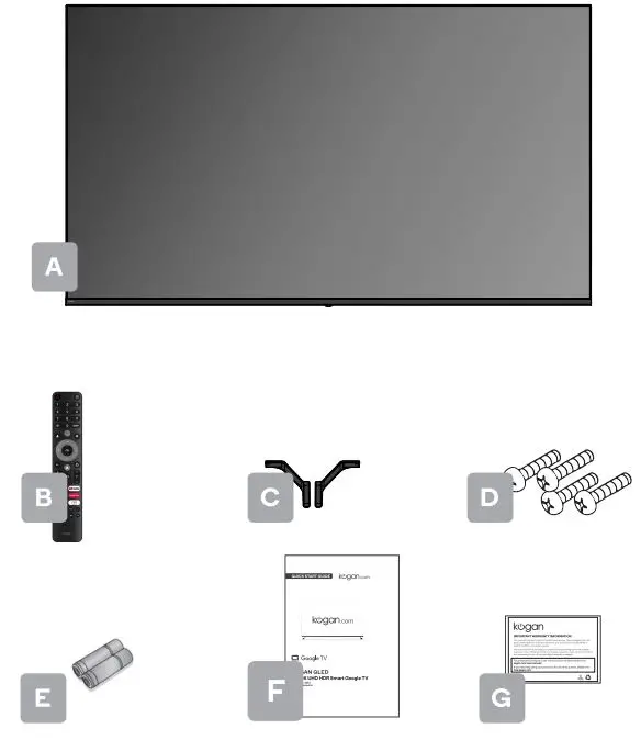kogan-KAQLED55XQ98JSTA-55-Inch-4K-UHD-HDR-Smart-Google-TV-fig-1