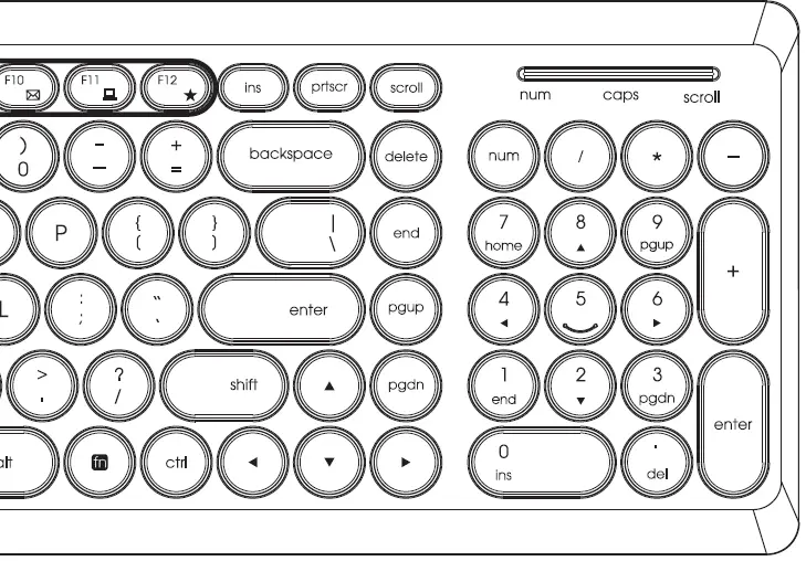 Genius Q200 Stylish Multimedia Keyboard 2