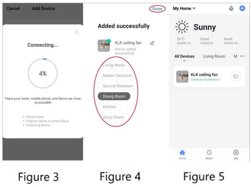 UNBRANDED PJ-2206 Ceiling Fan Remote Control Kit User Manual - Fig 3,4,5