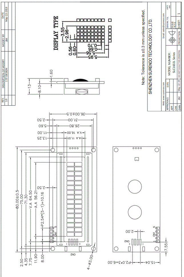 Surenoo-SLC1602O-Series-LCD-Module-PRODUCT-4