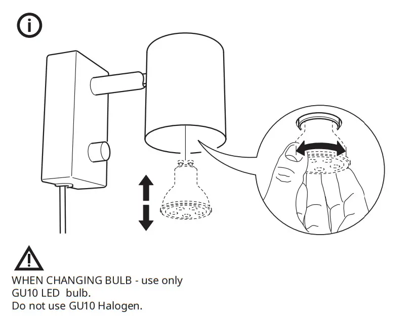 IKEA NYMÅNE LED Ceiling Lamp White - Figure 5