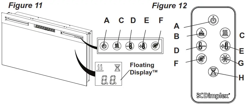 Dimplex BLF3451-AU 34-Inch Wall Mounted Prism Electric Fire - fig 12