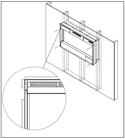 Dimplex BLF3451-AU 34-Inch Wall Mounted Prism Electric Fire - fig 7