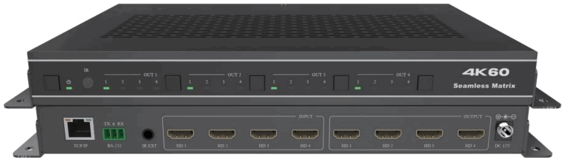 ANGUSTOS 4K60Hz 4x4 Seamless Matrix Video Wall Controller