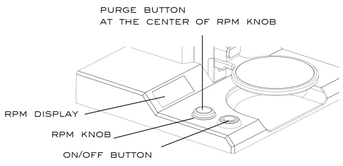 WEBER WORKSHOPS EG 1 Coffee Grinder - Purge button