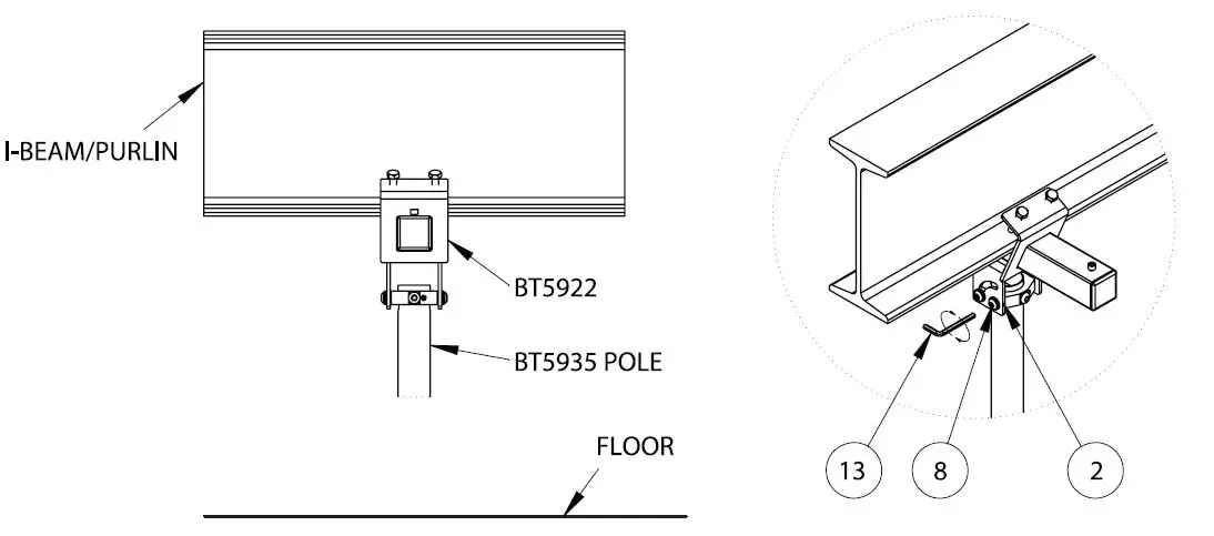 B-TECH-BT5922-Girder-Purlin-Mount-19