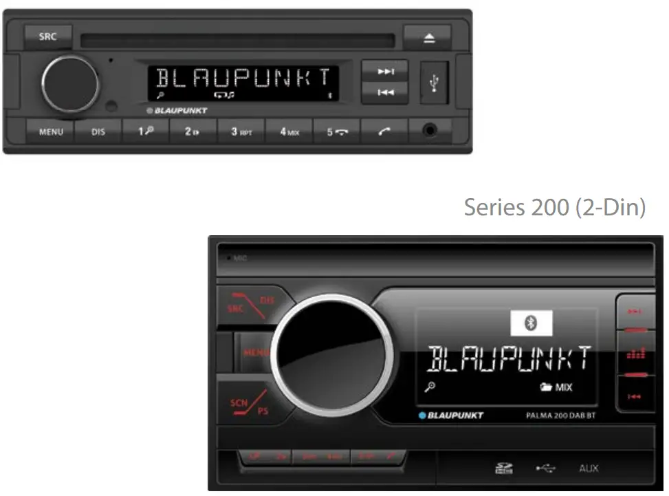 BLAUPUNKT 200 Series Palma 200 DAB BT Car Radio - fig