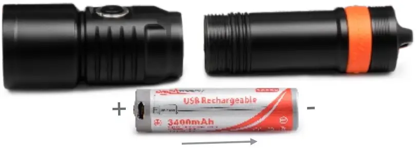 ORCATORCH D530 1300 Lumens Dive Light - fig