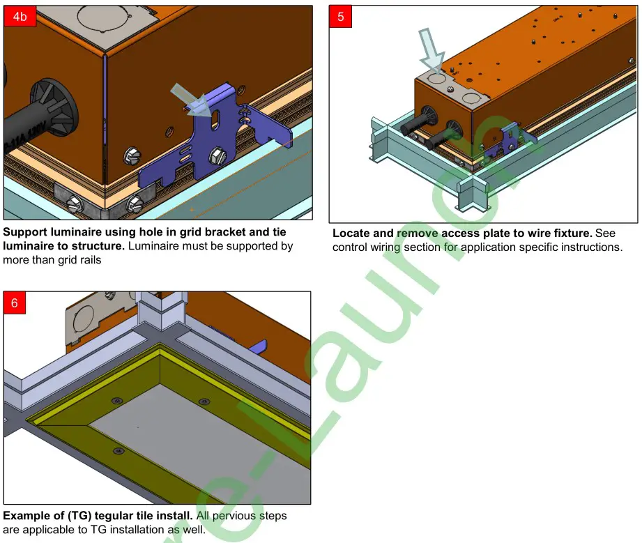 Acuity Brands BHL TUWH Tunable White - Grid Ceiling Install 2