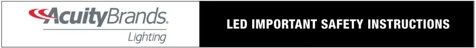 Acuity Brands BHL TUWH Tunable White Instruction Manual