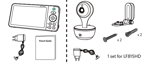 Leap Frog LF815HD 5 Inch 12,7cm WiFi High Definition Video Monitor fig-2