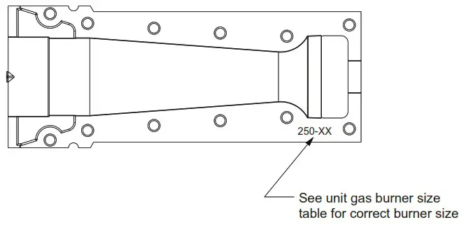Trane Technologies FIALPKT002 Precedent Packaged Rooftop Units - Burner Inspection 1