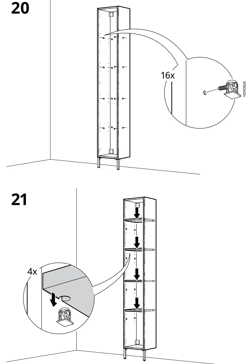 IKEA NYSJON Bathroom Furniture - Assemble 11