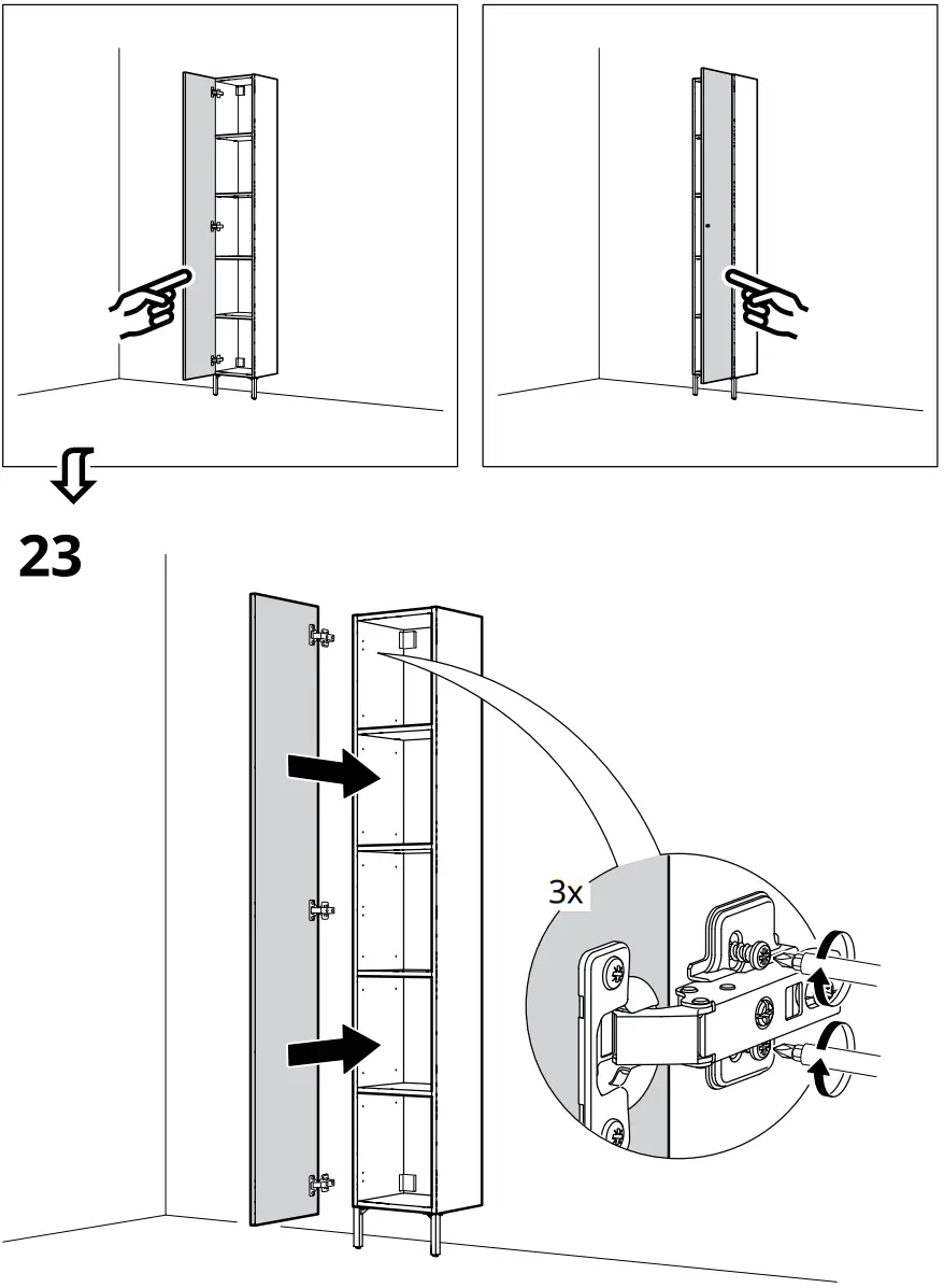 IKEA NYSJON Bathroom Furniture - Assemble 13
