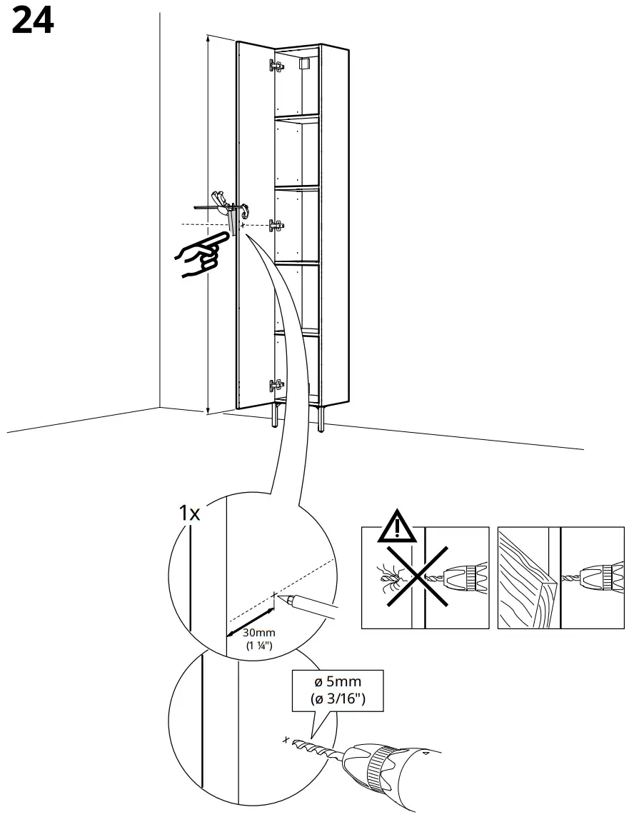 IKEA NYSJON Bathroom Furniture - Assemble 14