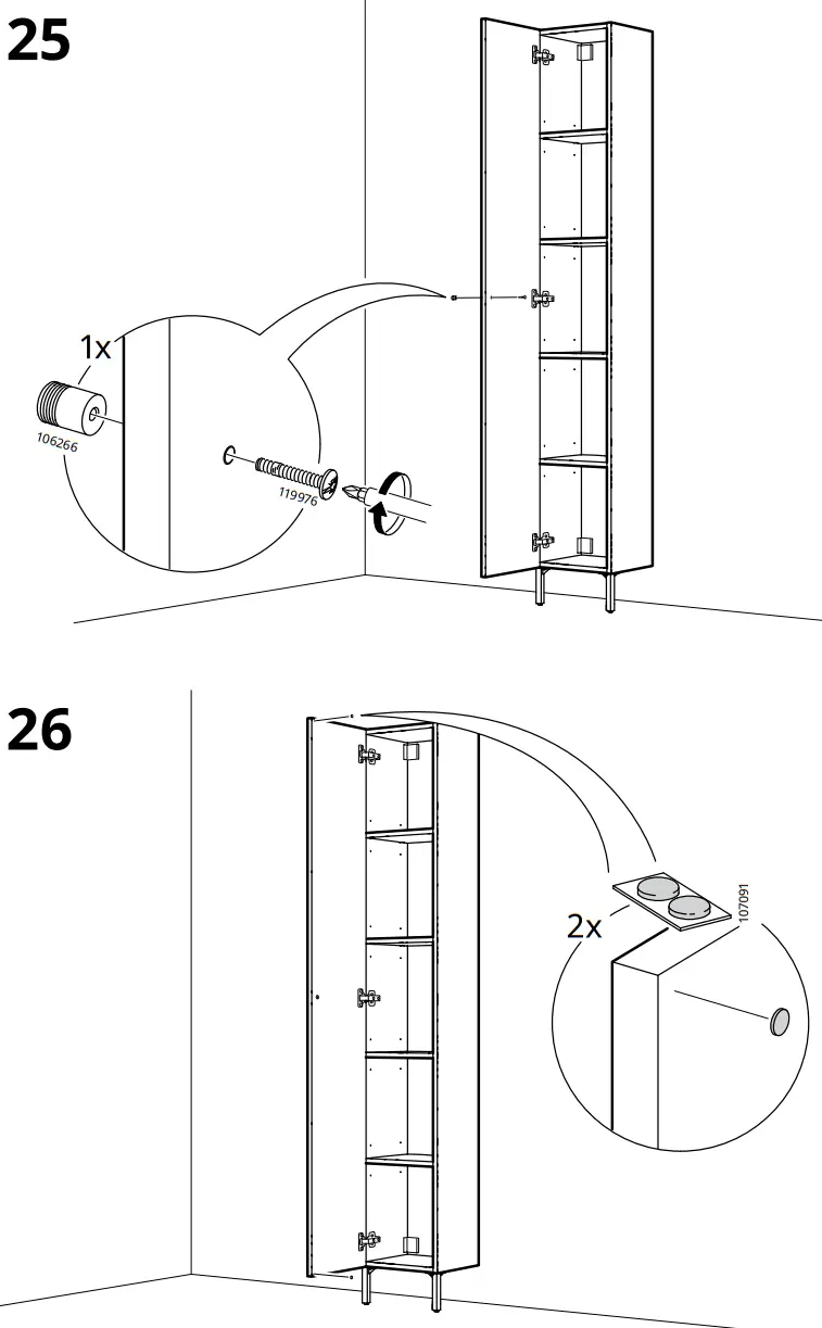 IKEA NYSJON Bathroom Furniture - Assemble 15
