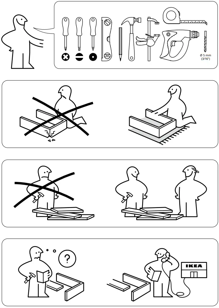 IKEA NYSJON Bathroom Furniture - Safety