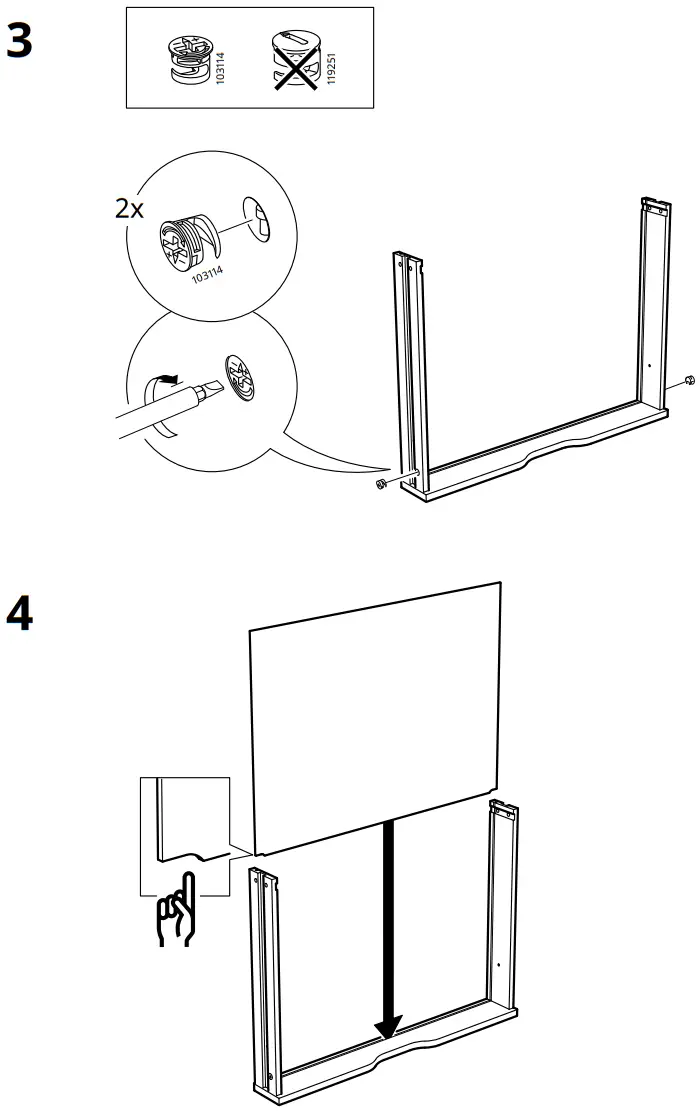 IKEA ALEX Desk - Assembly 1