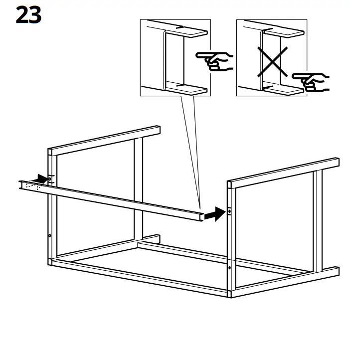 IKEA ALEX Desk - Assembly 12