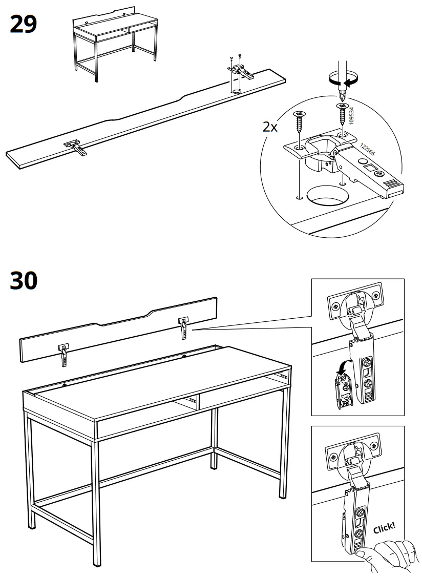 IKEA ALEX Desk - Assembly 16