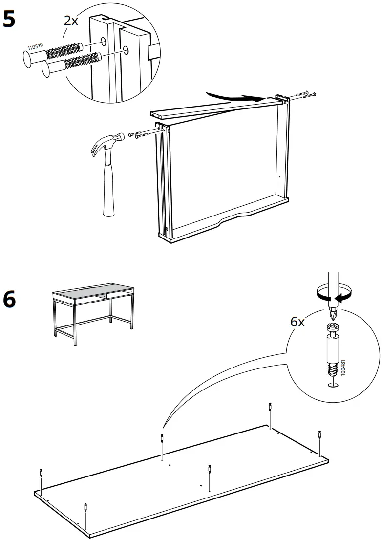 IKEA ALEX Desk - Assembly 2