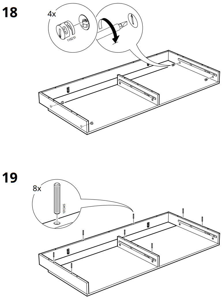 IKEA ALEX Desk - Assembly 9