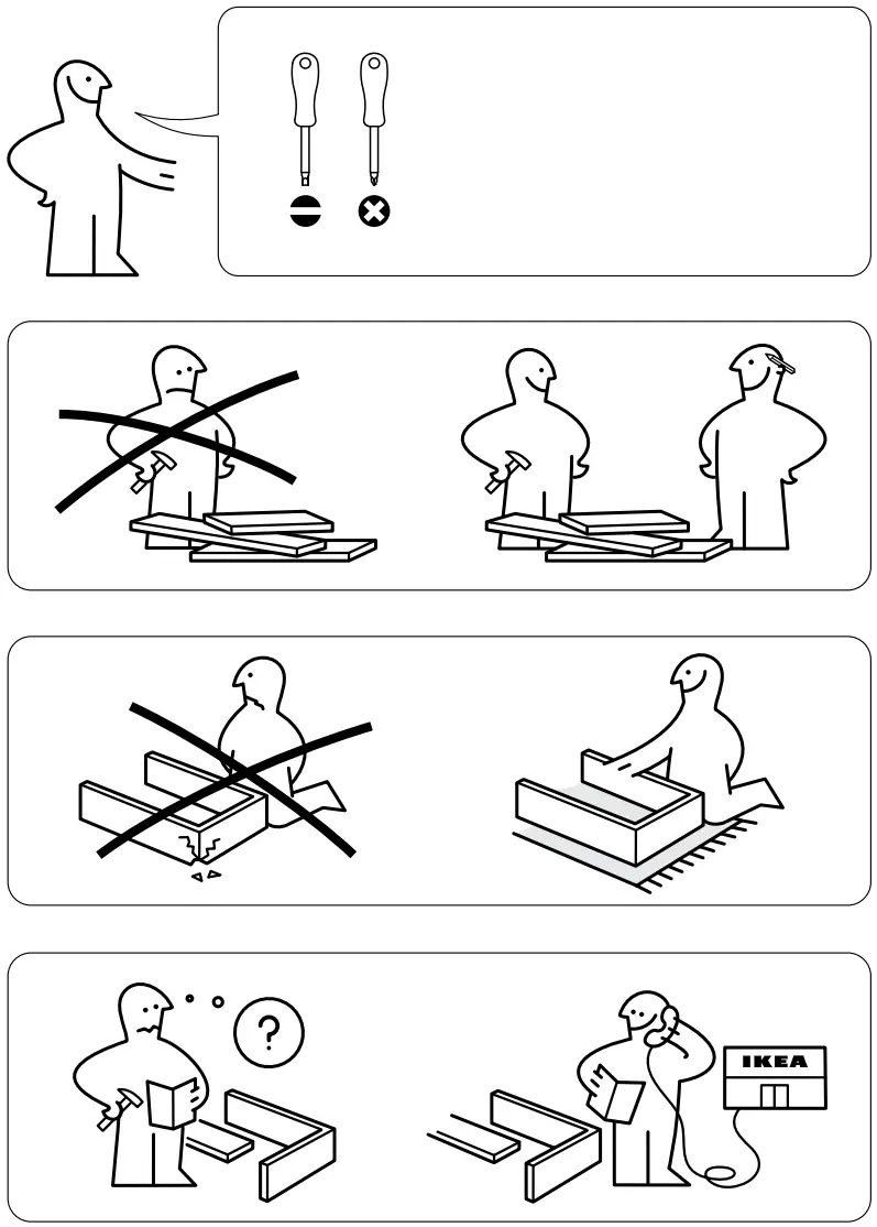 IKEA ALEX Desk - Safety