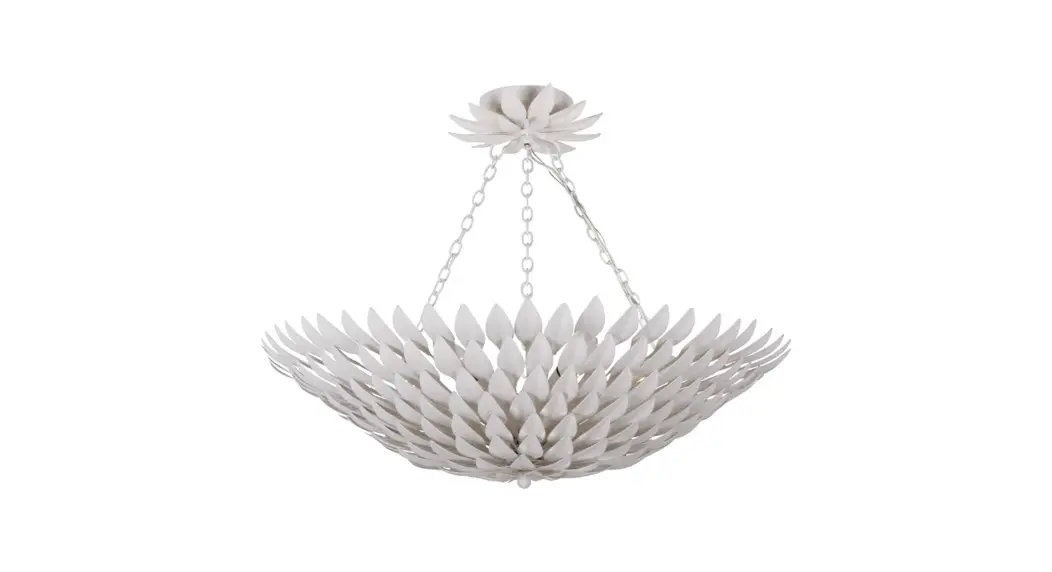 Crystorama 517-mt Broche 6 Light White Chandelier Instruction Manual Crystorama 517-mt Broche 6 Light White Chandelier Instruction Manual