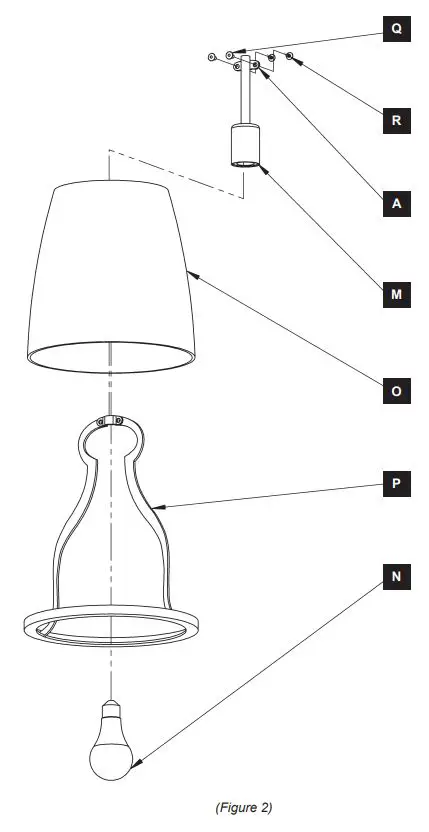 HUBBARDTON FORGE 134502 Summit Pendant Instruction Manual - Figure 2