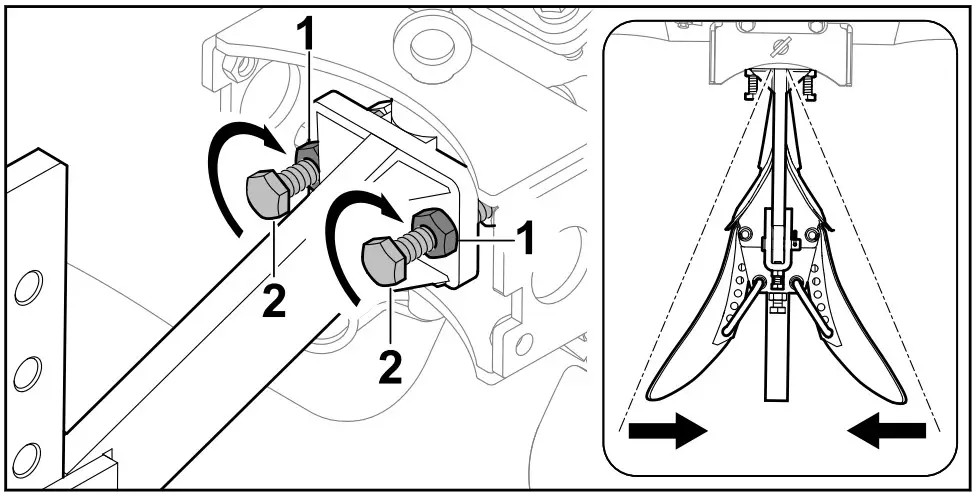 Adjusting the Swivel Range