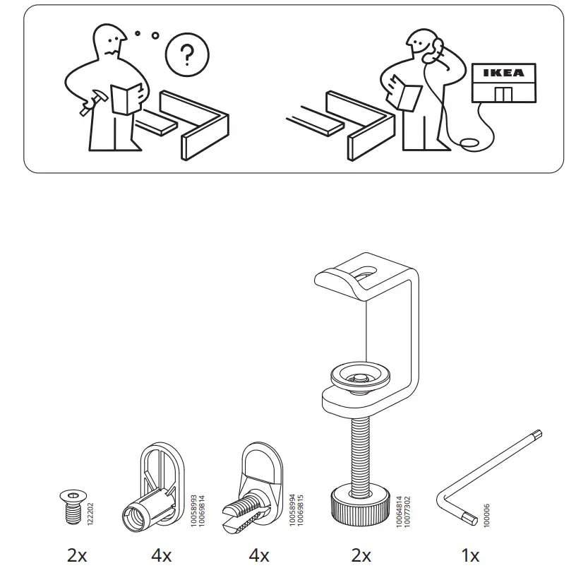 IKEA TROTTEN Drawer Unit - Figure 1