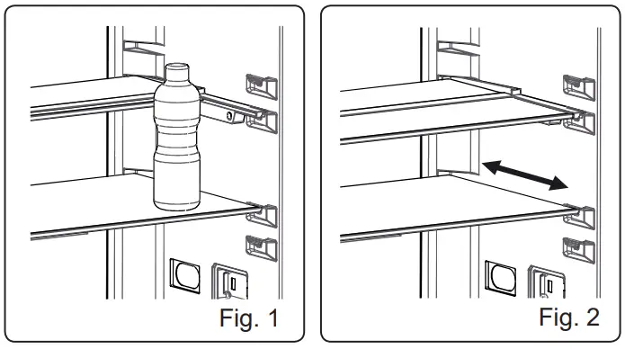 TEKA RBF 78725 Fridge Combi - Adjustable Glass Shelf